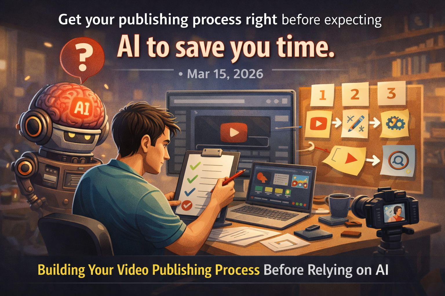 The Video Publishing Process Creators Need Before AI Can Save Time